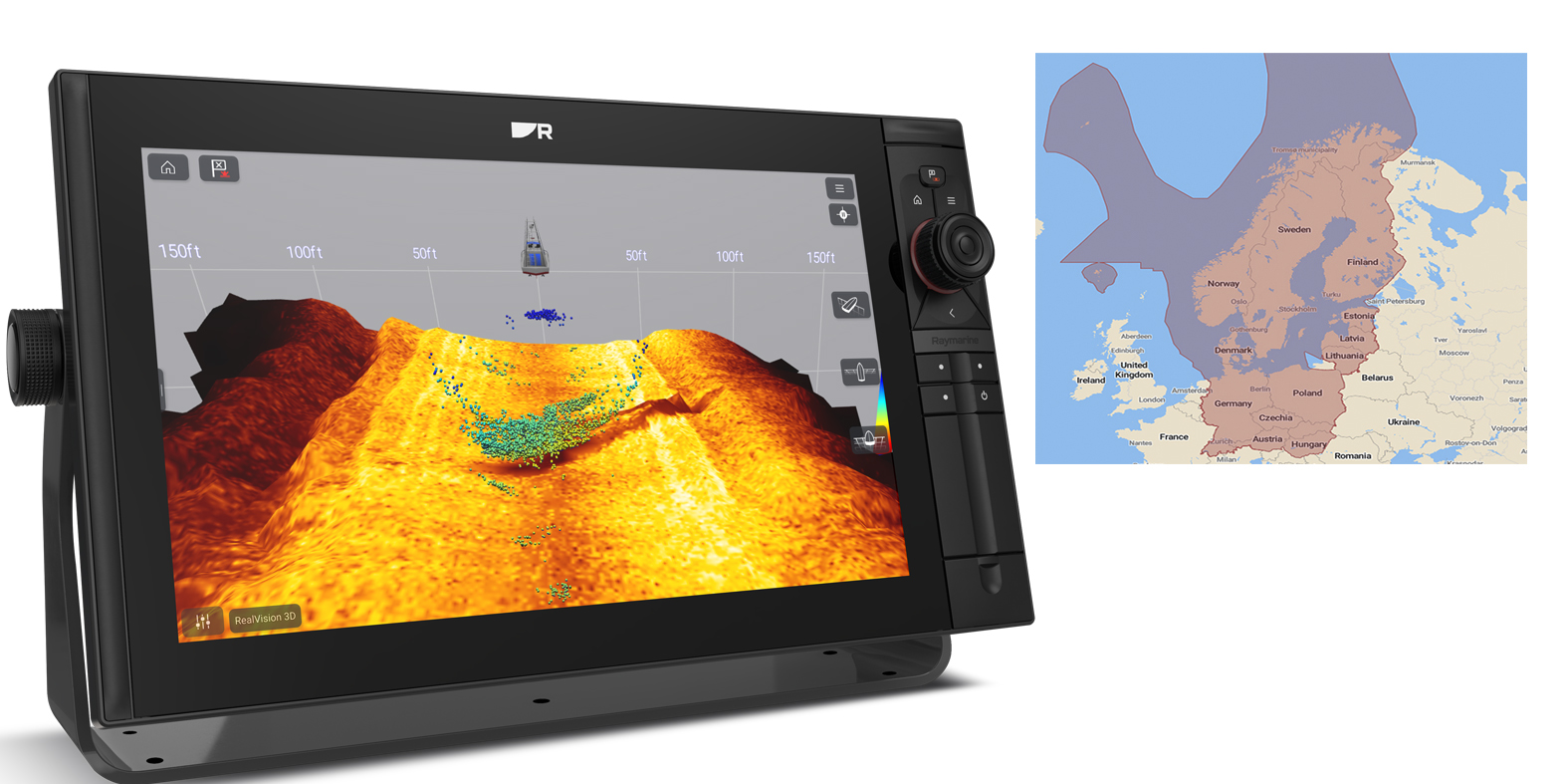 Raymarine Axiom2 Pro 16 RVM m/LHC NEU